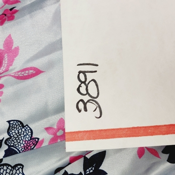 NEW Jones New York Blue Pink Floral Sleeveless Summer Flowy Midi Dress P3891 - Picture 7 of 7